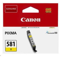 Canon CARTRIDGE CLI-581 žlutá pro PIXMA TS615x, TS625x, TS635x, TS815x,TS825x, TS835x, TS915x (257 str.)