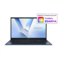 ASUS NTB Vivobook 15 (X1504VA-NJ2498W), i3-1315U, 15.6" FHD, 8GB, 512GB SSD, Intel, W11 Home, Quiet Blue