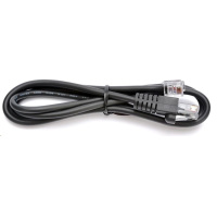 Virtuos kabel RJ12 9-12V pro pokladní zásuvku a tiskárnu/pokladnu, 1,1 m, černý