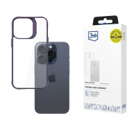 3mk ochranný kryt Satin Armor Case+ Purple pro Apple iPhone 15 Pro Max