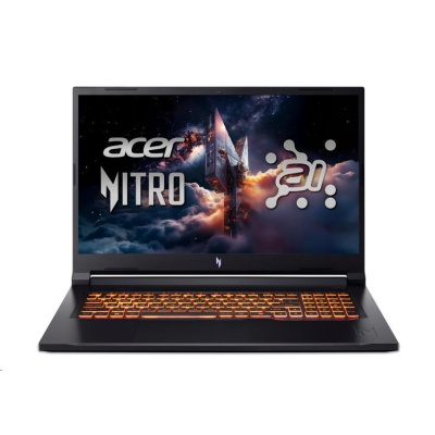 ACER NTB Nitro V 17 AI (ANV17-41-R4CC),R5-240,17.3"FHD,16GB,1TB SSD,RTX 4050,Linux,Black