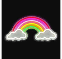 2Kids Toys LED NEON LIGHT lampička Duha s mraky