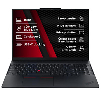 BAZAR - LENOVO NTB ThinkPad E16 AMD G3 - Ryzen5 230,16" WUXGA,16GB,512SSD,FHD+IRcam,W11H - Poškozený obal