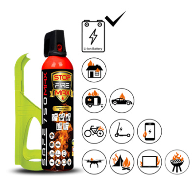 Safe SET Hasicí sprej  750 MAX + držák  75F