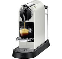 BAZAR - DeLonghi Nespresso Citiz EN 167.W, kapslový kávovar bílý, 19 bar, Thermoblock, 1 l nádrž - Poškozený obal (Kompl