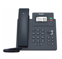 Yealink SIP-T31W WiFi telefon, s napájecím adaptérem, 2,3" 132x64 grafický, 2x RJ45 10/100, 2x SIP