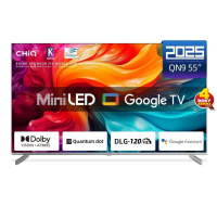 CHiQ M55QA9 TV 55", UHD MiniLED Google TV DLG 120 Hz