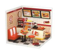 RoboTime Miniatura domečku Restaurace Mňam, mňam burger