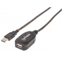 MANHATTAN Prodlužovací kabel USB, USB Male na USB Female, 15m