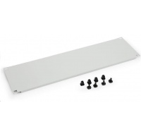 TRITON 19" záslepka, 3U, plastový zámek, černá