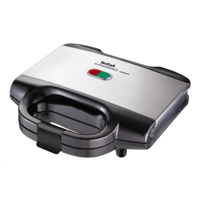 BAZAR - Tefal Ultracompact SM155212 sendvičovač, 700 W. nepřilnavý povrch, zámková západka - Poškozený obal (Komplet)