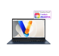 ASUS NTB Vivobook 15 (X1504VA-NJ2497W), i3-1315U, 15.6" FHD, 8GB, 512GB SSD, Intel, W11 Home, Quiet Blue