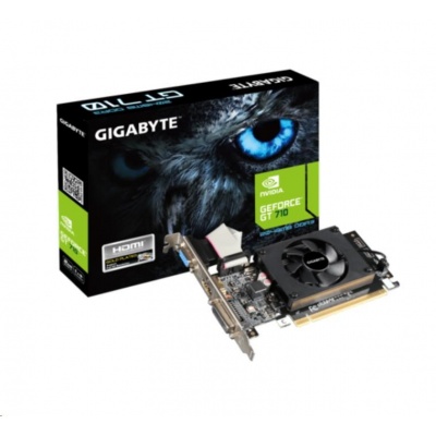 GIGABYTE VGA NVIDIA GV-N710D3-2GL 2.0, GT 710, 2GB DDR3, 1xHDMI, 1xDVI, 1xVGA