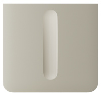 Ajax SideButton (Dimmer) vertical - Boční kryt stmívatelného tlačítka, vertikální instalace, slonovinová kost