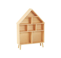 Montessori dětská knihovna (regál) - domeček