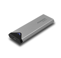 Bazar - AXAGON EEM2-UG2, USB-C 3.2 Gen 2 - M.2 NVMe SSD kovový box, délka 42 až 80 mm, z opravy