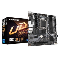 GIGABYTE MB Sc LGA1700 Q670M D3H, Intel Q670, 4xDDR5, 2xDP, 1xHDMI, 1xVGA, mATX