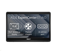 ASUS PC AiO ExpertCenter E1 (E1600WKAT-MR8128X), Cel N4500, 15.6" 1920 x 1080, 8GB, 128GB SSD, Intel UHD, W11 Pro, Black