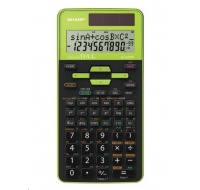 SHARP kalkulačka - EL531TGGR - zelená - box - Solární + baterie
