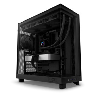 NZXT skříň H6 Flow dvoukomorová / MidT / 3x120mm fan / 2xUSB 3.2 / USB-C / prosklená bočnice i čelo / černá
