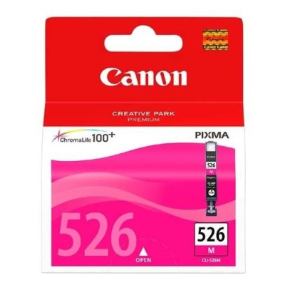 BAZAR - Canon CARTRIDGE CLI-526M purpurová pro  Pixma IP4850, IX6520, IX6550, MG5120, MG5150, MG5170, MG5250, MG6170 (43
