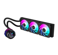 BAZAR - GIGABYTE vodní chladič AORUS WATERFORCE X II 360, 2x120mm ARGB, LCD displej, LGA1851, AM5 - Po opravě (Komplet)