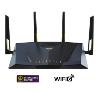 ASUS RT-AX88U Pro (AX6000) WiFi 6 Extendable Router, AiMesh, 4G/5G Mobile Tethering