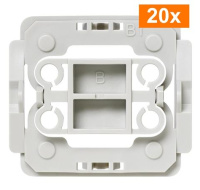 Homematic IP  Adaptér Berker B1, set 20ks - EQ3-ADA-B1-20
