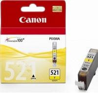 Canon CARTRIDGE CLI-521Y žlutá pro MP-980, PIXMA iP3600, iP4600,4700, MP540,550,560, MP620,630,640 (505 str.)