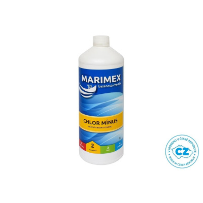 Marimex Chlor mínus 1 l - bazénová chemie - DEZINFEKCE
