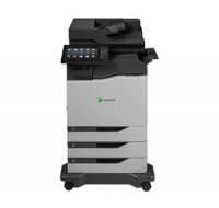 LEXMARK tiskárna CX825dtfe A4 COLOR LASER, 52ppm, 2048MB USB, LAN, duplex, dotykový LCD, 2x zásobník papíru, sešívačka