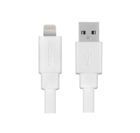 AVACOM MFI-120W kabel USB - Lightning, MFi certifikace, 120cm, bílá