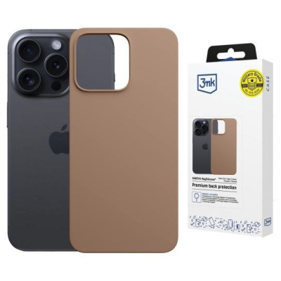 3mk ochranný kryt HARDY MagSilicone pro Apple iPhone 15 Pro Max Dark Gold