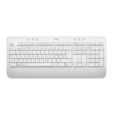 Logitech Klávesnice Signature K650, CZ-SK, bílá/šedá