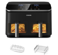 BAZAR Cosori Dual Basket horkovzdušná fritéza 8.5l + 5x špíz a rošt / poškozený obal