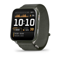 Garmin Venu® X1 Moss pouzdro s titanovou zadní stranou a nylonovým řemínkem ComfortFit v barvě Moss