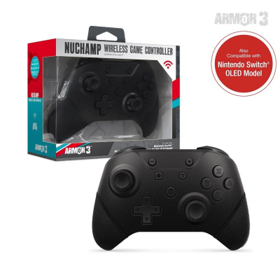 Hyperkin Armor3 NuChamp Wireless Game Controller For Nintendo Switch®/Nintendo Switch® Lite (Black)