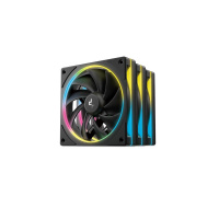 DEEPCOOL Ventilátor FL12 SE 3v1, 3x120mm, ARGB, černá
