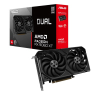 ASUS VGA AMD Radeon RX 9060 XT DUAL 16GB, RX 9060 XT, 16GB GDDR6, 2xDP, 1xHDMI