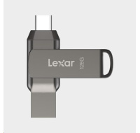 Lexar JumpDrive Dual Drive D400 Type-C/Type-C & Type-A, up to 130MB/s read (USB 3.1) 128GB