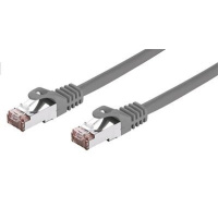 C-TECH kabel patchcord Cat6, FTP, šedý, 3m