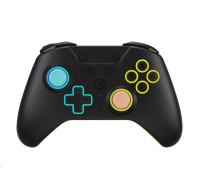 Hyperkin "NuRival" Wireless Hall Effect Stick Game Controller For NSW 2/NSW OLED Model/NSW (Blue Orange) - Armor 3