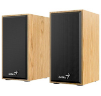 GENIUS Reproduktor SP-HF180, 3.5mm jack, 6W, světlé dřevo