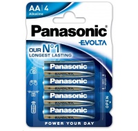 PANASONIC Alkalické baterie EVOLTA Platinum LR6EGE/4BP AA 1,5V (Blistr 4ks)