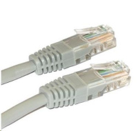 XtendLan Patch kabel Cat5E, UTP - 0,3m, šedý (prodej po 10 ks)