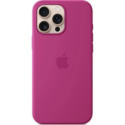 APPLE iPhone 16 Pro Max Silicone Case with MagSafe - Fuchsia