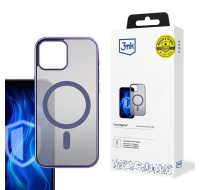 3mk ochranný kryt Frosty MagCase Purple pro Apple iPhone 12/12 Pro