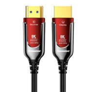 PREMIUMCORD Ultra High Speed HDMI 2.1 optický fiber kabel 8K@60Hz, zlacené 10m