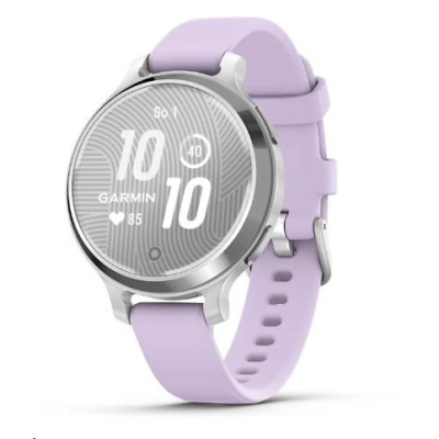Garmin Lily 2 Active Silver Purple Jasmine silicon band, EU