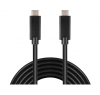 PREMIUMCORD USB-C kabel ( USB 3.1 generation 2, 3A, 10Gbit/s ) černý, 0,5m